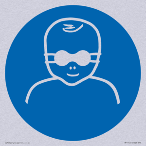 Mandatory: Protect infants eyes with opaque eye protection